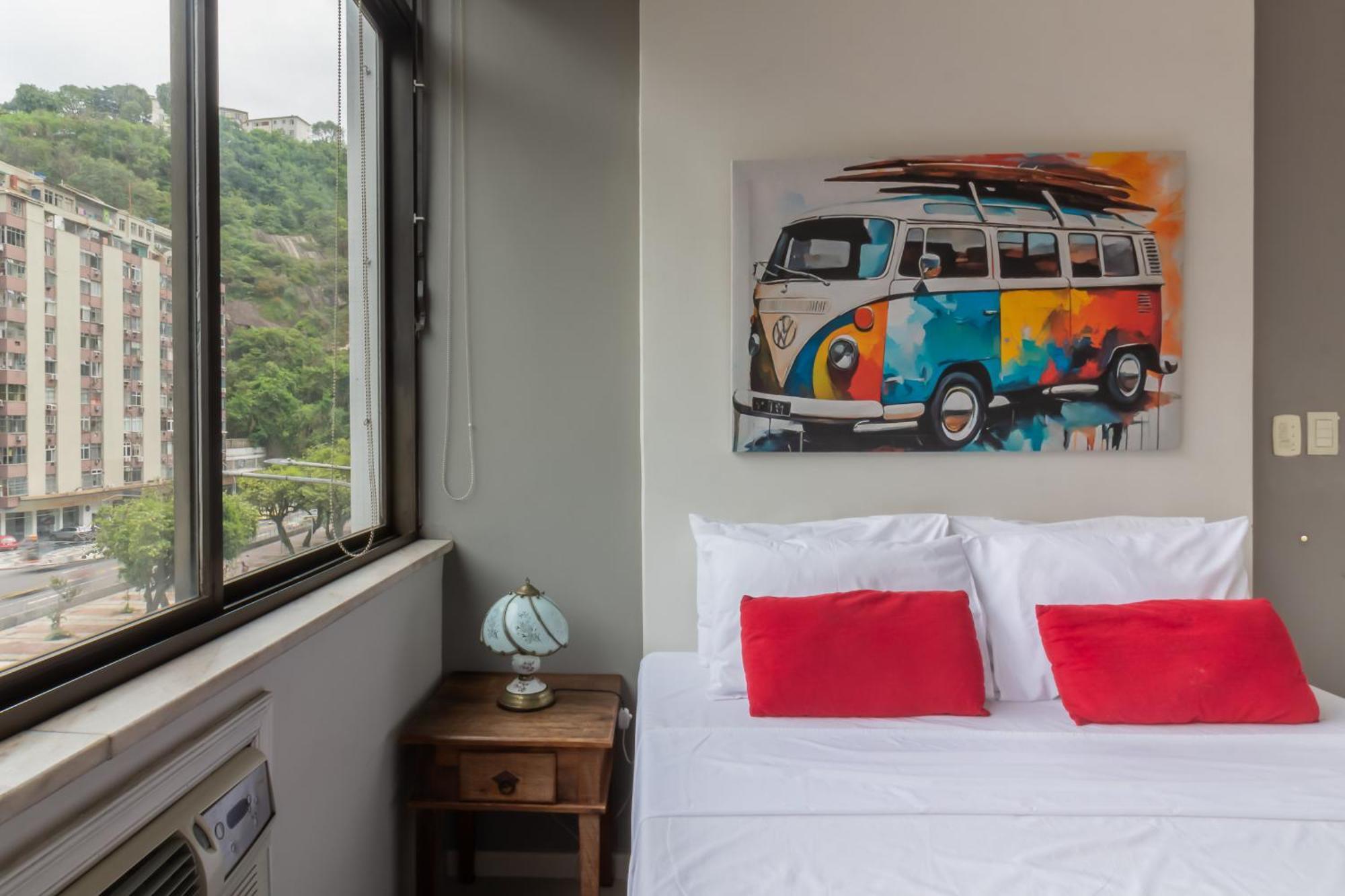 Apartment Aconchego Em Copacabana - 150m Da - Pi401 Z5 *