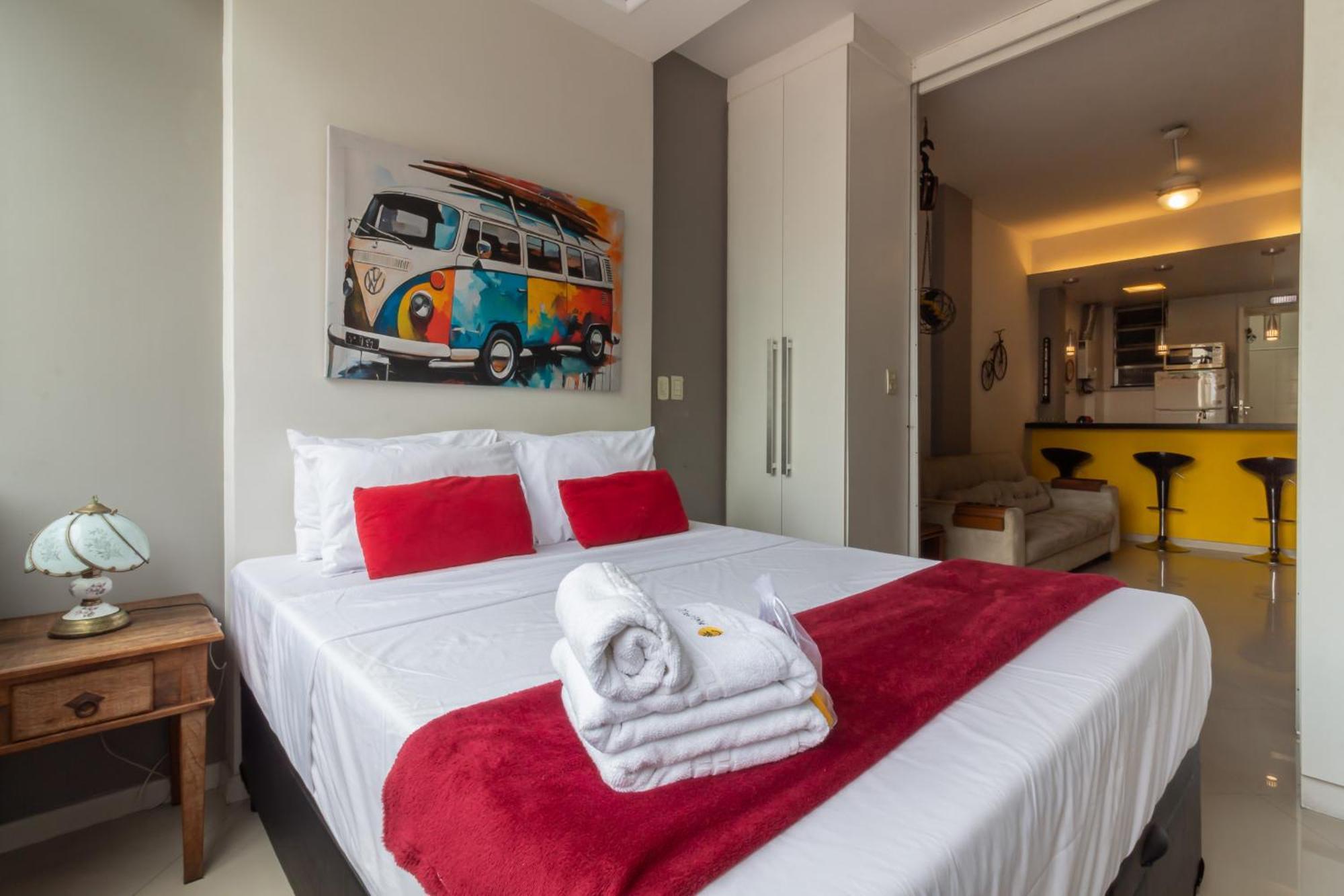 Apartment Aconchego Em Copacabana - 150m Da - Pi401 Z5 Rio de Janeiro